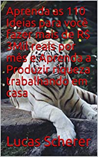 Aprenda as 110 Ideias para você fazer mais de R$ 3Mil reais por mês e Aprenda a Produzir riqueza trabalhando em casa