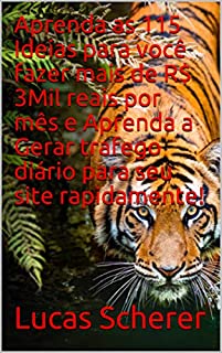 Livro Aprenda as 115 Ideias para você fazer mais de R$ 3Mil reais por mês e Aprenda a Gerar trafego diário para seu site rapidamente!