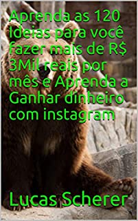Livro Aprenda as 120 Ideias para você fazer mais de R$ 3Mil reais por mês e Aprenda a Ganhar dinheiro com instagram