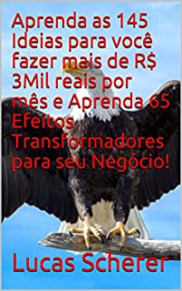 Livro Aprenda as 145 Ideias para você fazer mais de R$ 3Mil reais por mês e Aprenda 65 Efeitos Transformadores para seu Negócio!