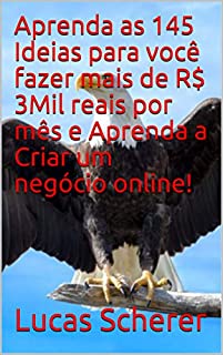 Livro Aprenda as 145 Ideias para você fazer mais de R$ 3Mil reais por mês e Aprenda a Criar um negócio online!