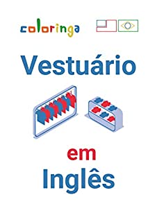 Livro Aprender +120 Tipos de Roupa em Inglês: Coloringa