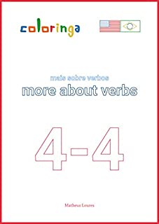 Livro Aprender Mais Sobre Verbos em Inglês (4-4): Livros de Exercícios para Aprender Inglês em Casa - Coloringa