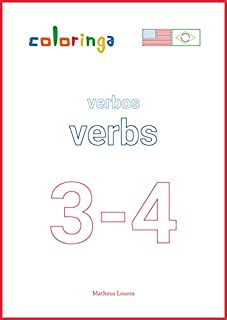 Livro Aprender Verbos no Futuro em Inglês (3-4): Livros de Exercícios para Aprender Inglês em Casa - Coloringa