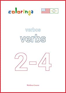 Livro Aprender Verbos no Passado (2-4): Livros de Exercícios para Aprender Inglês em Casa - Coloringa