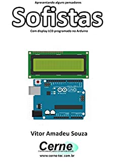 Livro Apresentando alguns pensadores Sofistas Com display LCD programado no Arduino