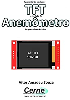 Apresentando no display TFT a medição de Anemômetro