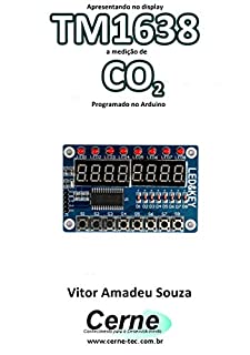 Apresentando no display TM1638 a medição de CO2 Programado no Arduino