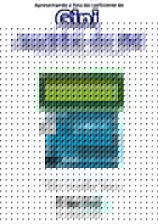 Livro Apresentando a lista do coeficiente de Gini da América do Sul Com display LCD programado no Arduino