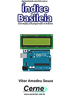 Livro Apresentando uma lista com o Índice de Basileia Com display LCD programado no Arduino