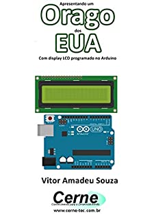 Livro Apresentando um  Orago dos EUA Com display LCD programado no Arduino