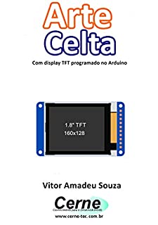 Livro Arte Celta Com display TFT programado no Arduino