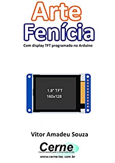 Livro Arte Fenícia Com display TFT programado no Arduino