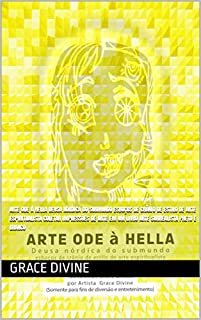 Livro Arte Ode à Hella Deusa nórdica do submundo esboços de crânio de estilo de arte espiritualista coletar impressões de arte em um livro arte surrealista preto ... - BOOKS IN PORTUGUESE AND IN ENGLISH)
