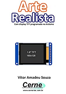 Livro Arte Realista Com display TFT programado no Arduino