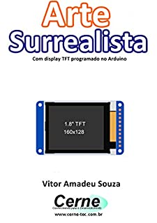 Livro Arte Surrealista Com display TFT programado no Arduino