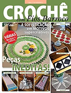 Livro Artesanato Simples - 03/01/2022- Crochê Com Fios Barroco: Peças Inéditas (EdiCase Publicações)