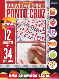 Livro Artesanato Simples - Alfabetos em ponto-cruz - 13/02/2023