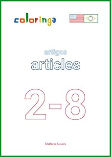 Livro Artigos no Passado em Inglês (2-8): Livros de Exercícios para Aprender Inglês em Casa - Coloringa