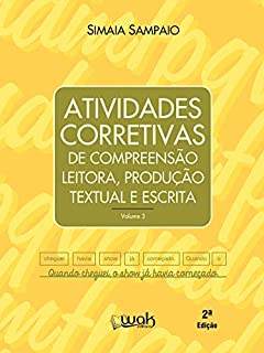 Livro Atividades corretivas de compreensão leitora, produção textual e escrita
