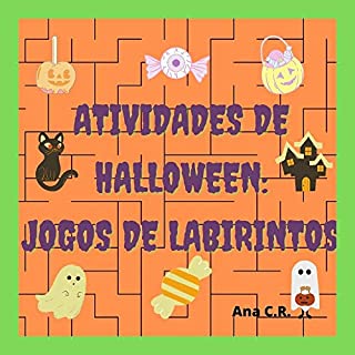 Livro Atividades de Halloween: Jogos de Labirintos