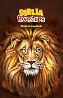Livro Bíblia Aventura para crianças, NVI, capa leão