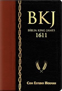Livro Bíblia King James 1611 com Estudo Holman