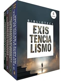 Livro Biblioteca Existencialismo – 4 Livros - Do Desespero à Liberdade: Uma Jornada pelas Angústias e Possibilidades da Existência: Kierkegaard Nietzsche Heidegger Sartre Dostoiévski Beauvoir Camus