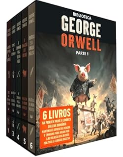 Livro Biblioteca George Orwell Parte 1 - 6 Livros + Guia de Leitura: A crítica social e política de Orwell em seus primeiros grandes escritos