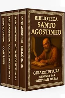 Livro Biblioteca Santo Agostinho - 4 Livros - Guias de Leitura + Originais dos Principais Livros: Explicações, reflexões e análises para compreender e viver estes clássicos espirituais