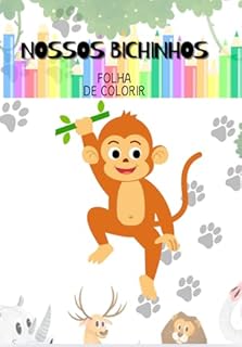 Livro NOSSOS BICHINHOS: LIVRO PARA COLORIR