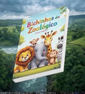 Livro Bichinhos do Zoológico : Livro Infantil