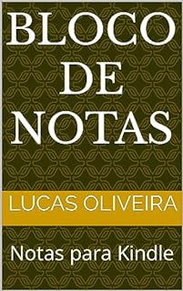 Livro Bloco de notas: Notas para Kindle