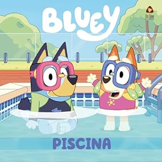 Livro Bluey Livro de História - Piscina