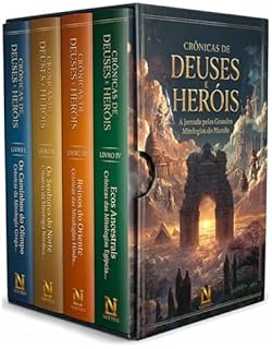 Livro Box Crônicas de Deuses e Heróis - 4 Livros - A Jornada pelas Grandes Mitologias do Mundo