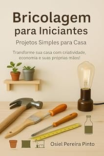 Livro Bricolagem para Iniciantes Projetos Simples para Casa: Transforme sua casa com criatividade, economia e suas próprias mãos!