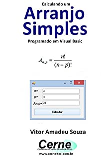 Livro Calculando um Arranjo Simples Programado em Visual Basic