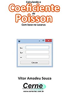 Calculando o  Coeficiente de Poisson Com base no Lazarus