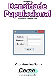 Livro Calculando a Densidade Populacional Programado em Visual Basic