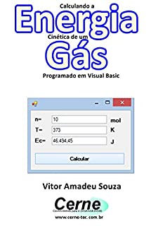 Livro Calculando a Energia Cinética de um Gás Programado em Visual Basic