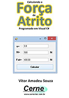 Livro Calculando a  Força de Atrito Programado em Visual C#