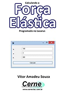 Livro Calculando a  Força Elástica Programado no Lazarus