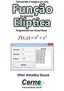 Livro Calculando a imagem de uma Função Parabolóide Elíptica Programado em Visual Basic