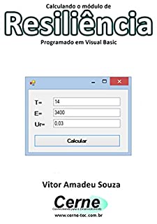 Calculando o módulo de Resiliência Programado em Visual Basic