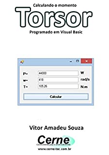 Calculando o momento Torsor Programado em Visual Basic