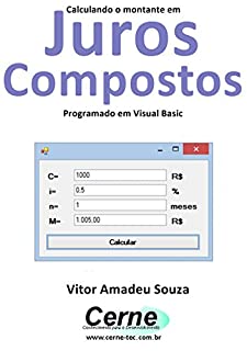 Calculando o montante em Juros Compostos Programado em Visual Basic