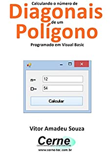 Livro Calculando o número de Diagonais de um Polígono Programado em Visual Basic