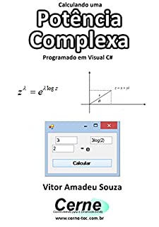 Livro Calculando uma  Potência  Complexa  De números complexos programado em Visual C#