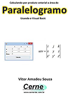 Livro Calculando por produto vetorial a área do Paralelogramo Usando o Visual Basic