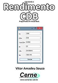 Livro Calculando o  Rendimento do CDB Programado em Visual Basic